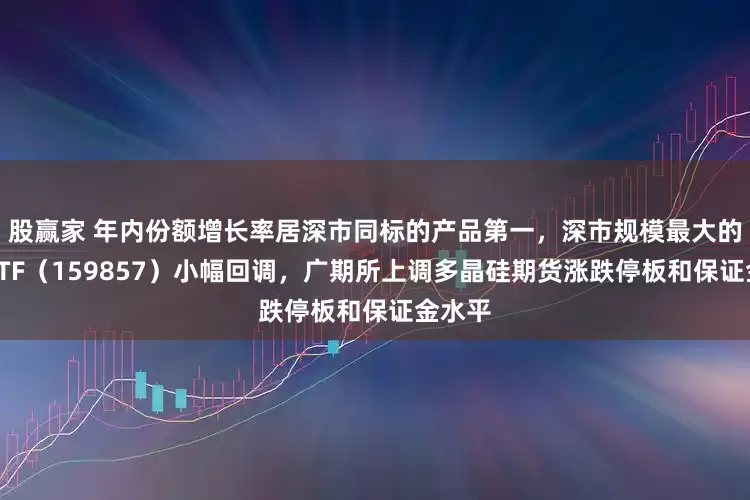 股赢家 年内份额增长率居深市同标的产品第一，深市规模最大的光伏ETF（159857）小幅回调，广期所上调多晶硅期货涨跌停板和保证金水平