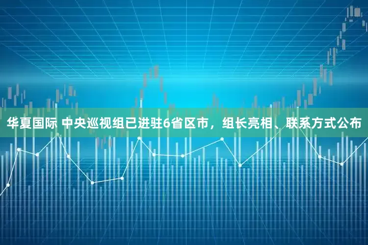 华夏国际 中央巡视组已进驻6省区市，组长亮相、联系方式公布